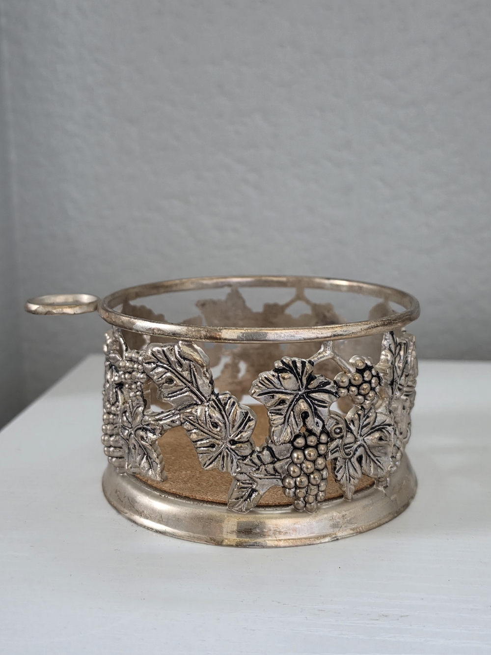 Godinger Ornate Silver Grape Vine Bottle Coaster